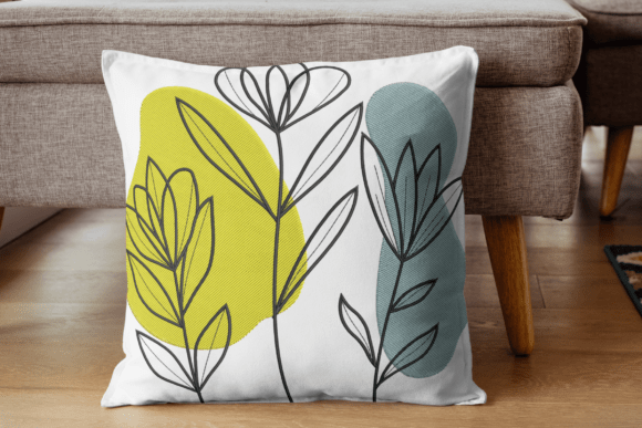 Abstract Floral Outlines Embroidery Design Digital File Review