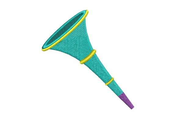 Colorful Carnival Horn Embroidery Design Review