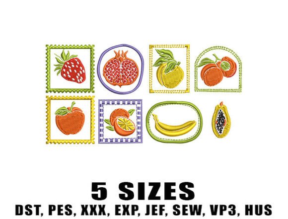 Cute Fruit Embroidery Designs Review