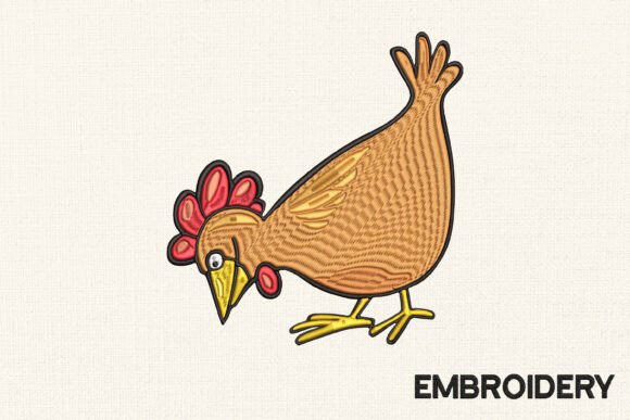 Funny Chicken Embroidery Design Review