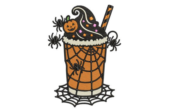 Halloween Spider Drink Embroidery Review