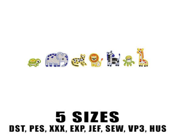 Safari Baby Animals Embroidery Designs Review