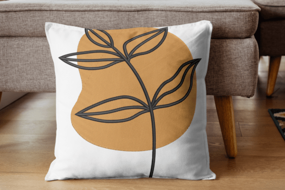Single Line Leaf Embroidery Design Review